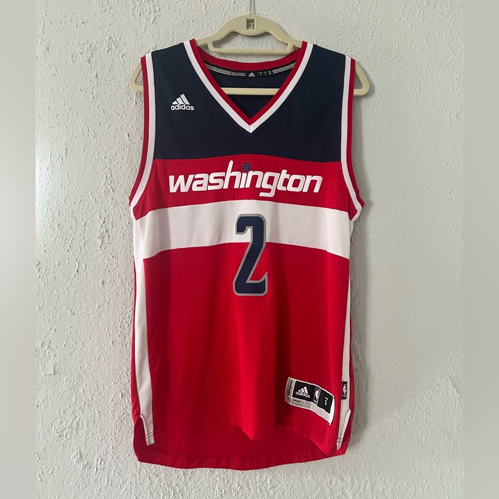 Mens Washington Wizards John Wall adidas Red Swingman Away Jersey